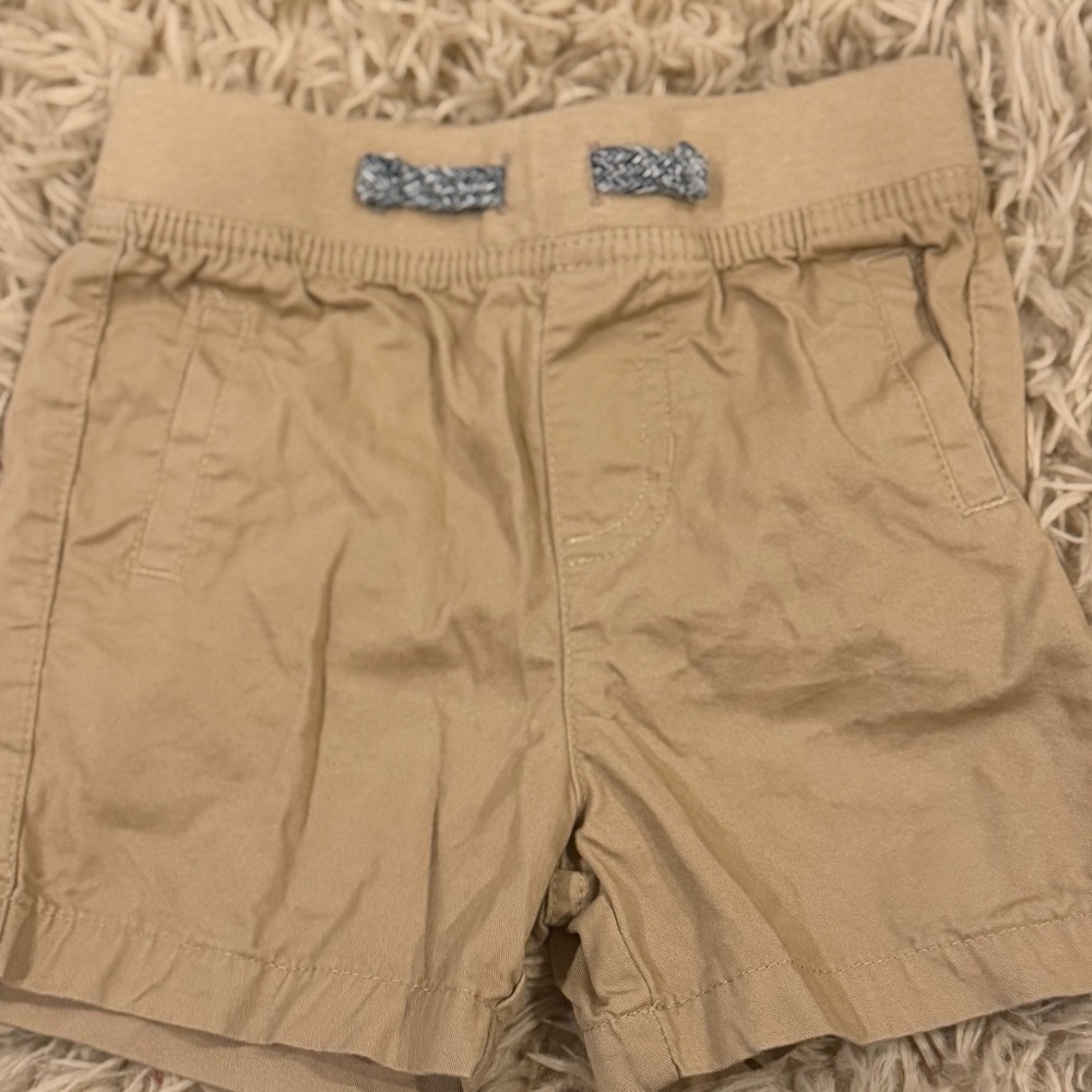 Cat & Jack Tan Drawstring Waist Shorts